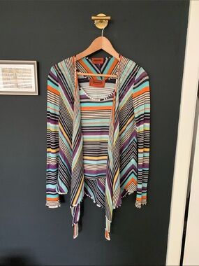 Missoni tank cardigan set